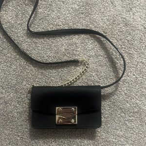 Karl Lagerfeld black crossbody purse